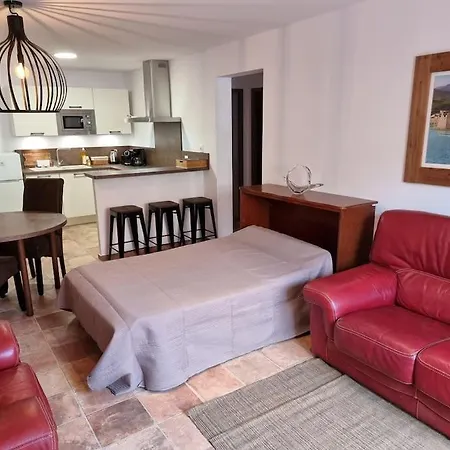 Superbe T2 60m2 Classe 5 Etoiles, Quartier Des Peintres, Calme, Plages A Pied, Climatisation, Wifi Collioure