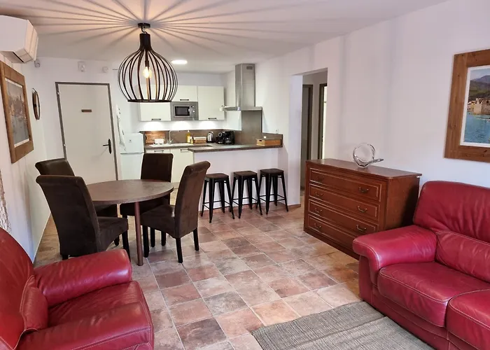 Lejlighed T2 60m2 Classe 5 Etoiles, Quartier Des Peintres, Plages Et Centre A Pied, Parking Prive Collioure